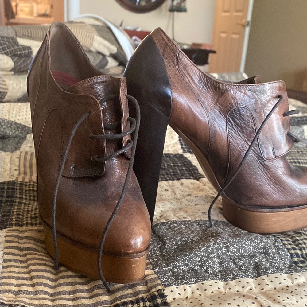 Marni brown high heel shoes